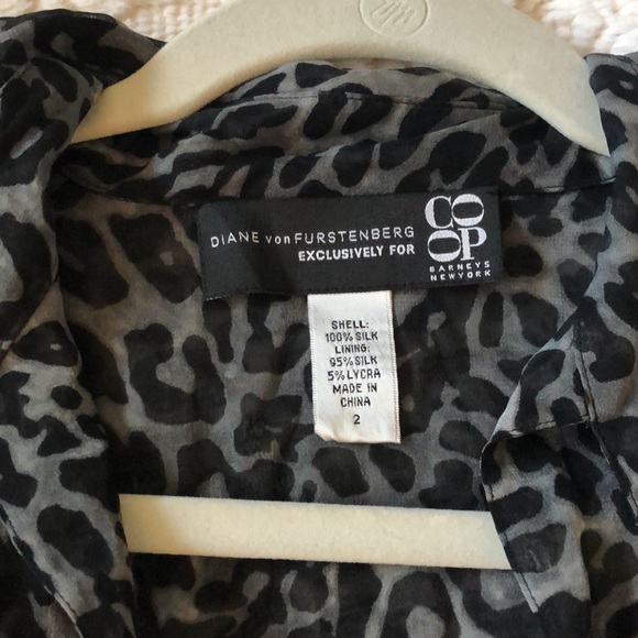 Diane von Furstenberg DVF Silk Caftan - Picture 2 of 7